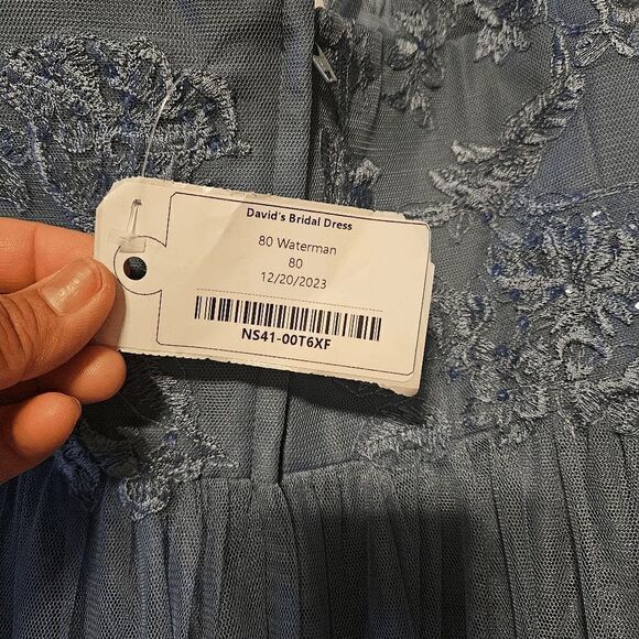 David's Bridal one shoulder Bride maids dress - Picture 9 of 14